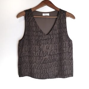 Babaton | Aritzia Murphy Doodle Scribble Blouse Small